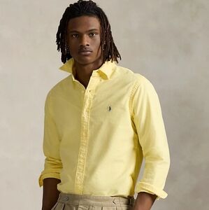 Ralph Lauren Yellow Casual Button Down Shirt - NWT XXL